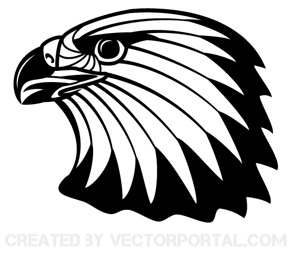 Free Image of Eagle Head Clip Art