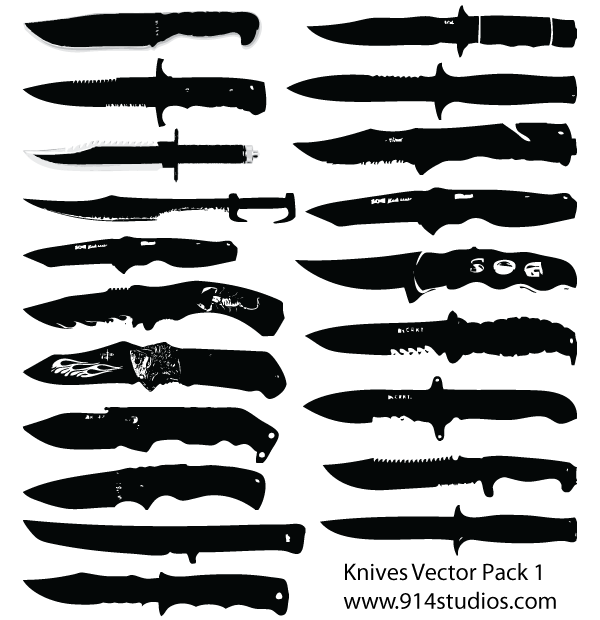 Expressive Knife Vectors: Unleashing Creative Elegance