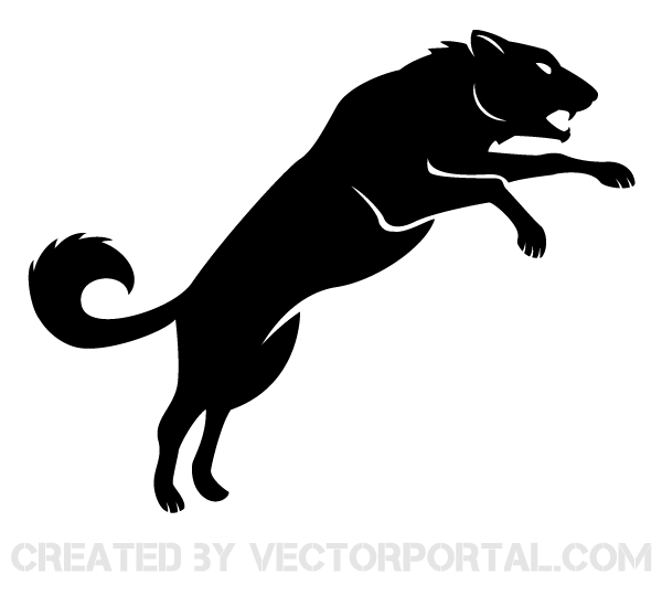 Wolf Silhouette Vector