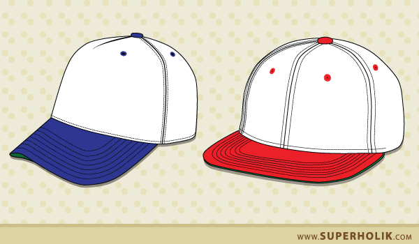 Hat Template Vector