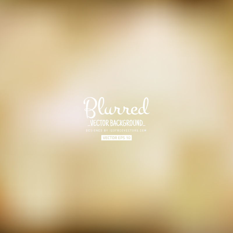 Free Beige Blurry Background Vector