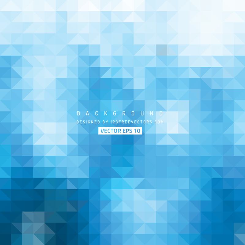 Free Blue Triangle Background Vector
