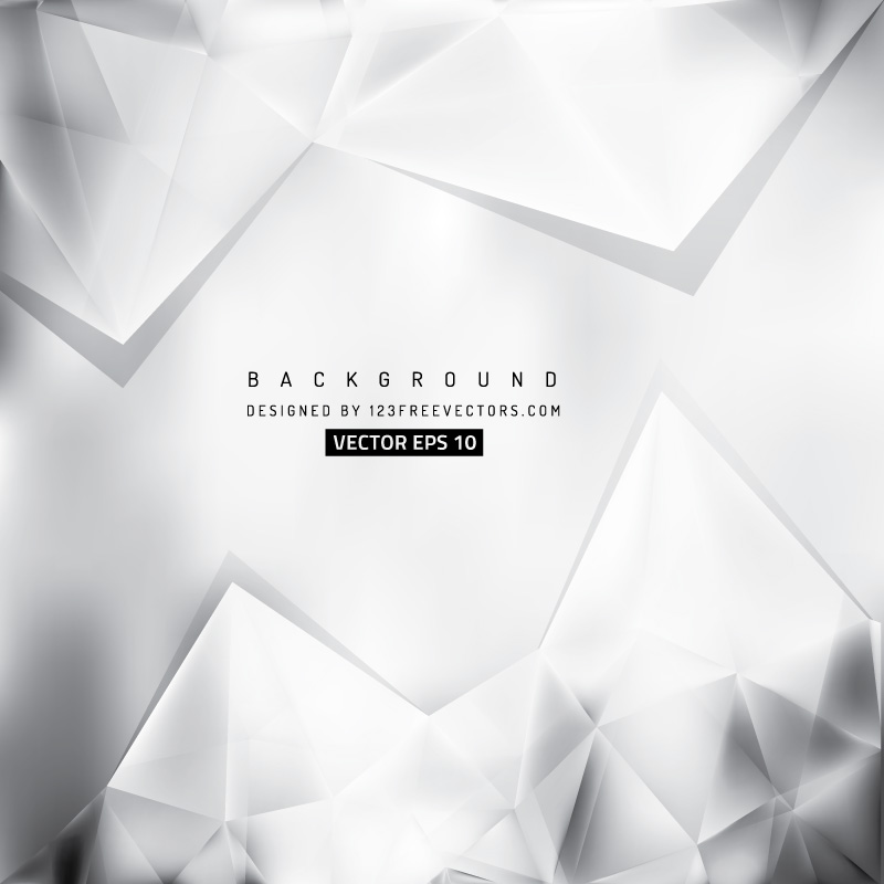 Free Bright Grey Triangle Background Pattern Image