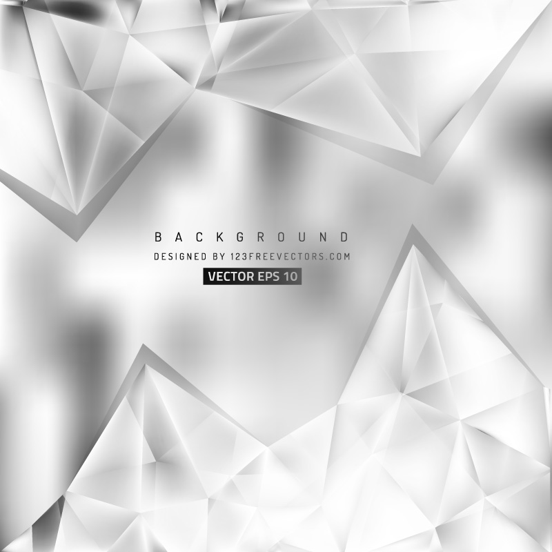 Free Bright Grey Triangle Background Illustrator