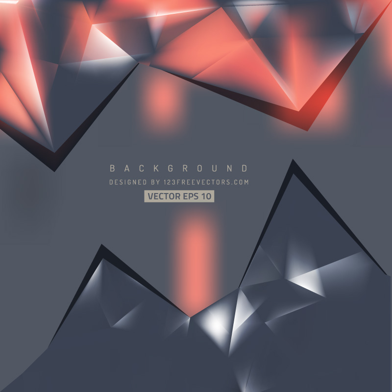 Free Orange and Black Triangle Background Pattern Vector