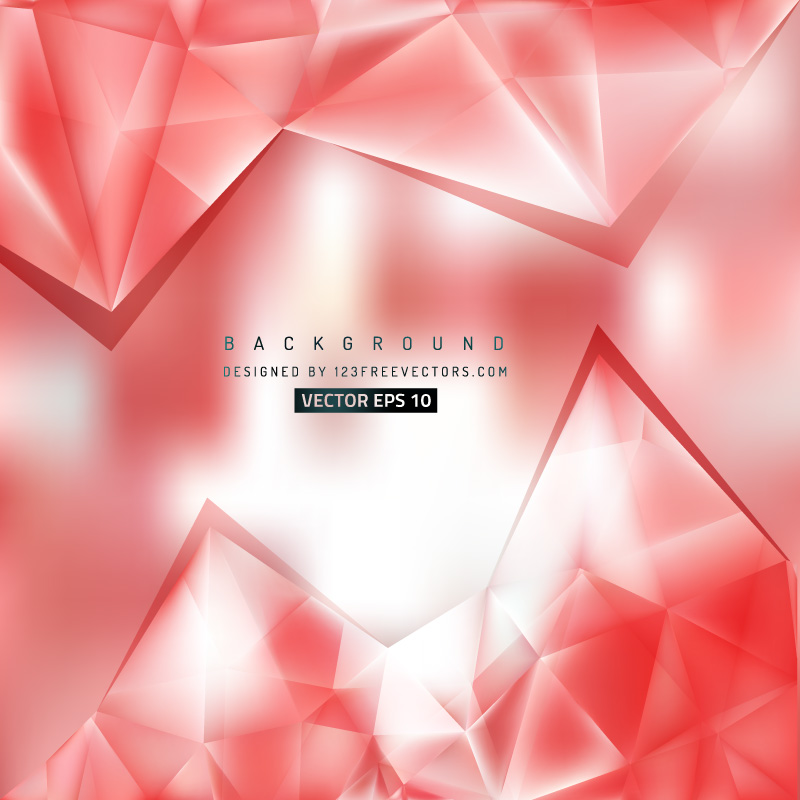 Free Red and White Triangle Background Graphic