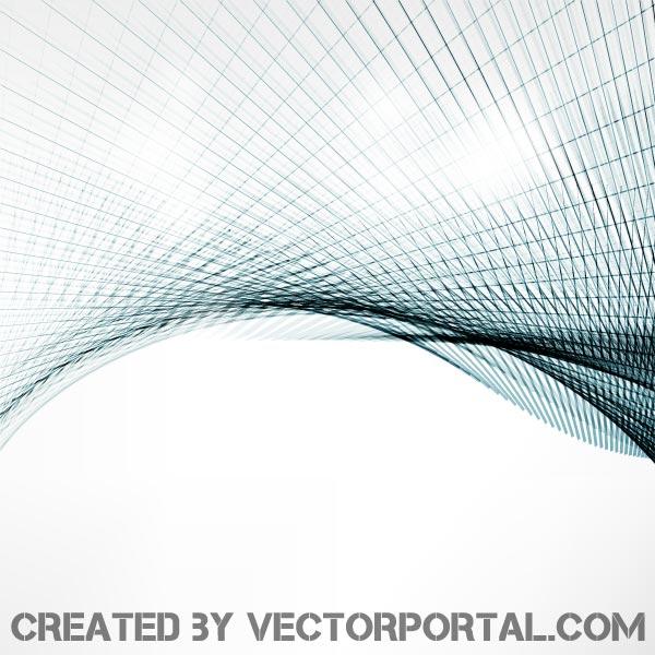Vector Abstract Curved Lines Background Pattern Graphics