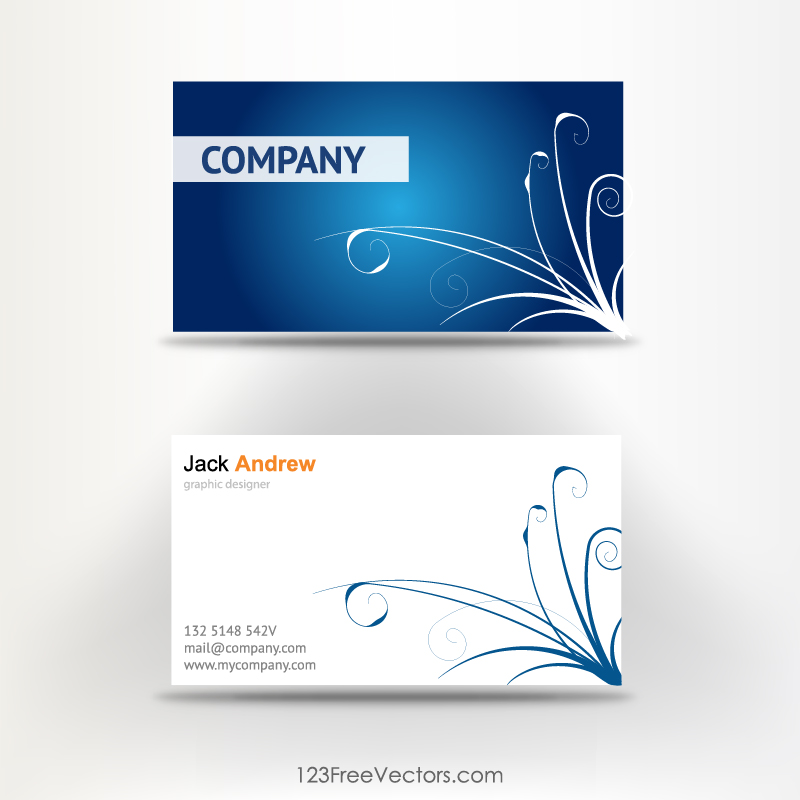 Free Visiting Card Template Vector Intended For Calling Card Free Template