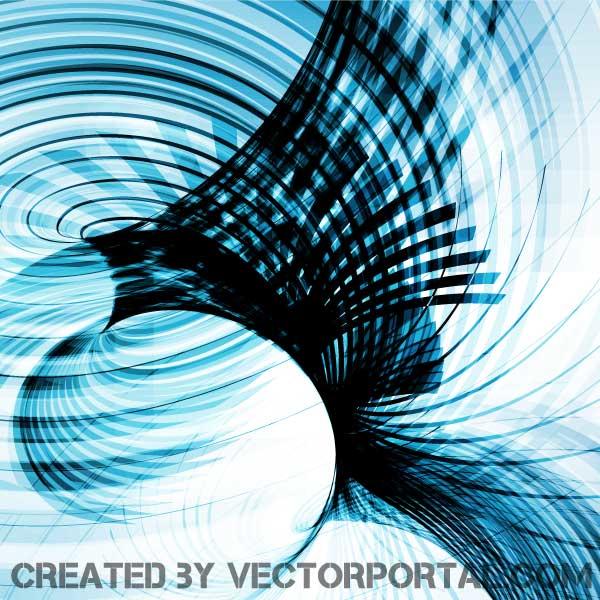 Blue Abstract Design Background