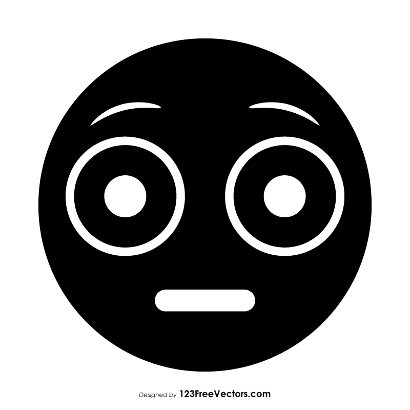 beebeep emoji in black and white