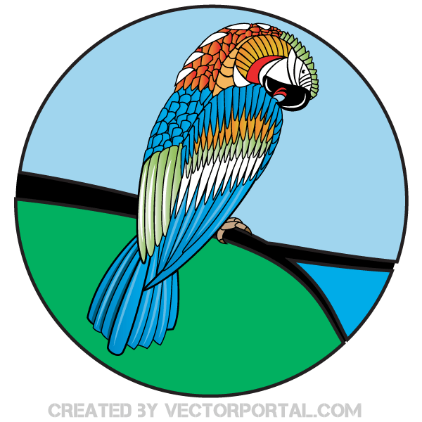 Parrot Vector Art