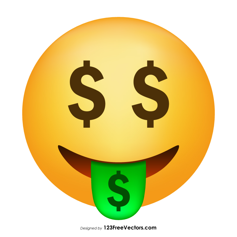 Download Money-Mouth Face Emoji Vector