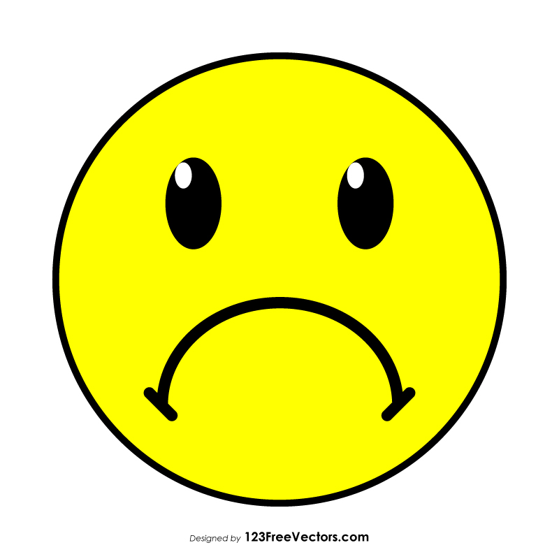 Frowning Face Emoji Clipart