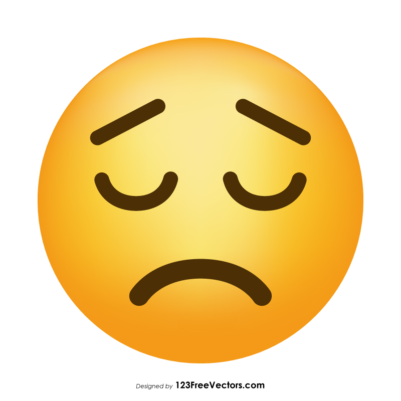  Sad  Face  Emoji  Vector