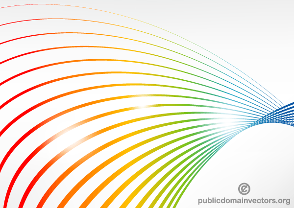 Vector Color Lines Background Design