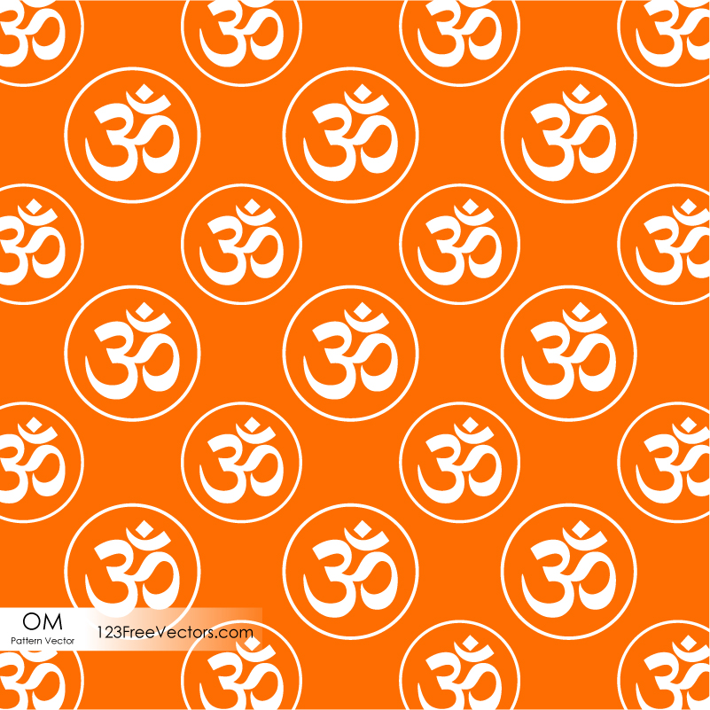 Ohm Sign Pattern Background Vector