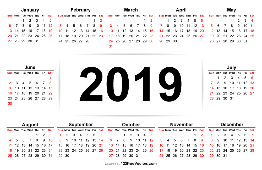 powerpoint calendar template 2019 mac