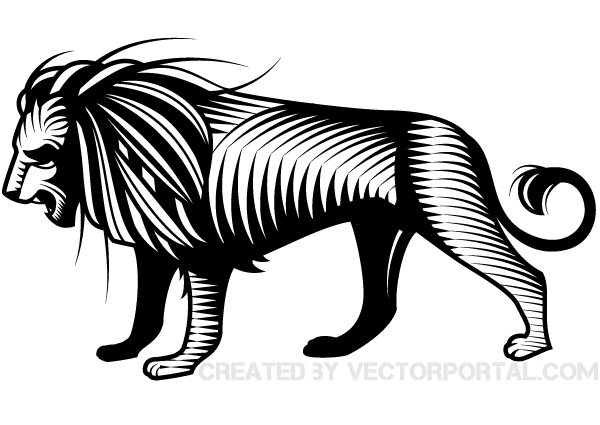 Lion Vector Graphic Image