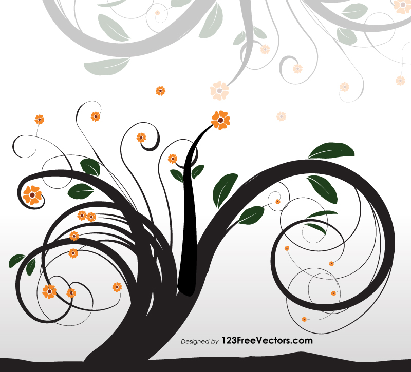 Ornament Tree Vector
