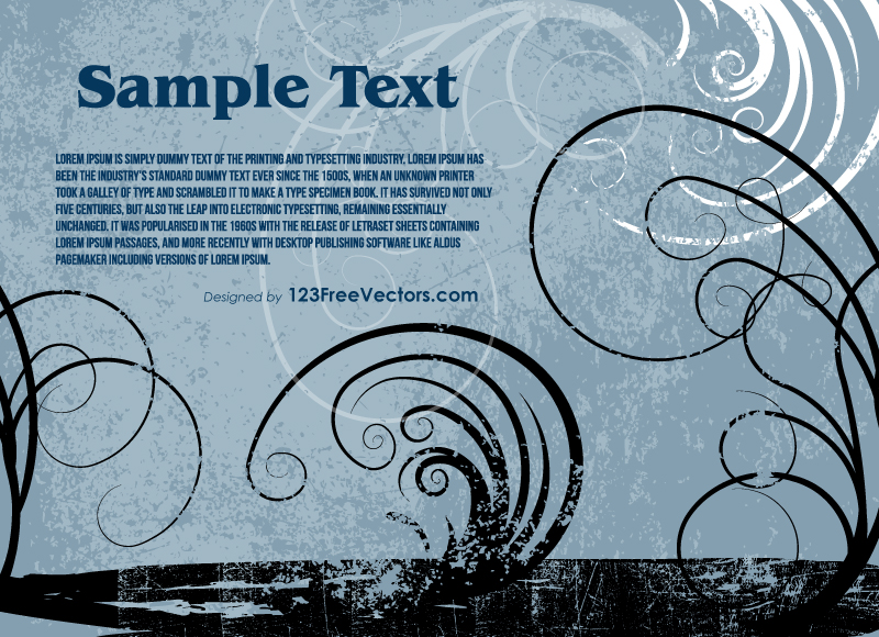 A Comprehensive Array of Grunge Vector Designs