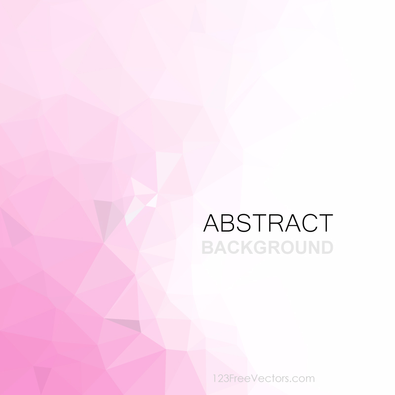 Light Pink Polygonal Triangular Background Graphics