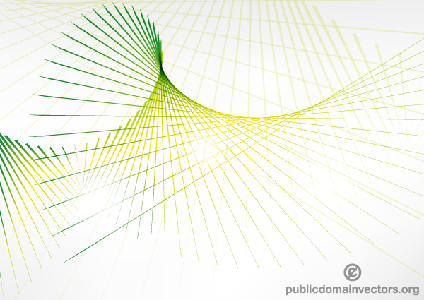 Abstract Green Wave Line Background Graphics