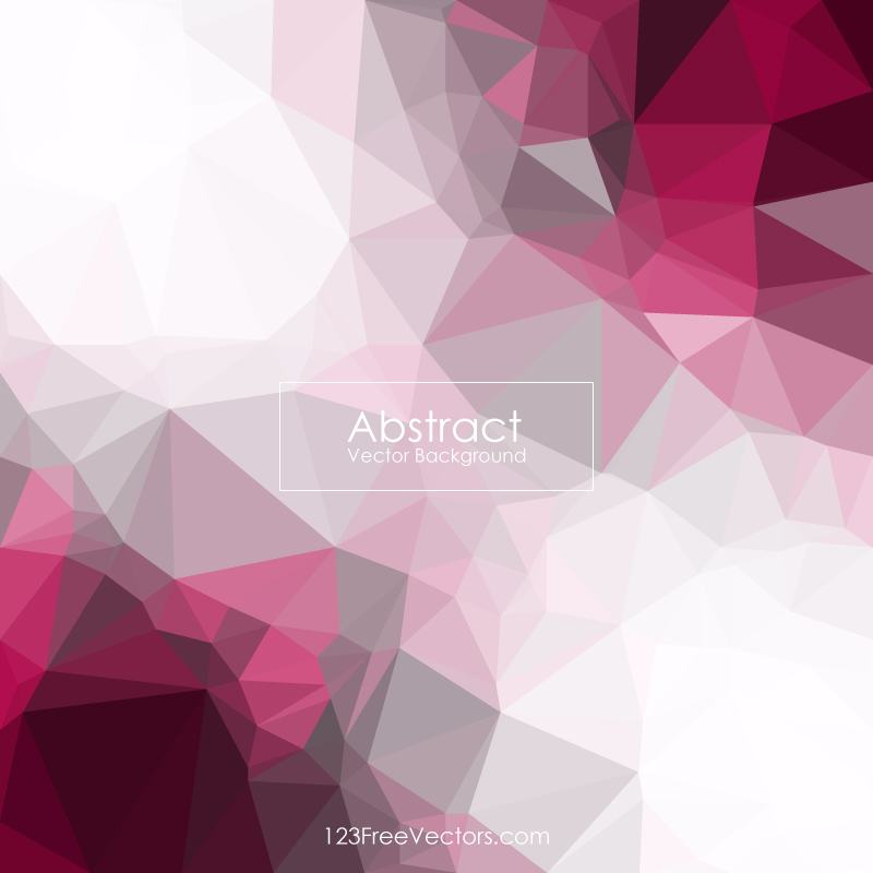 Dark Pink Low Poly Background Design