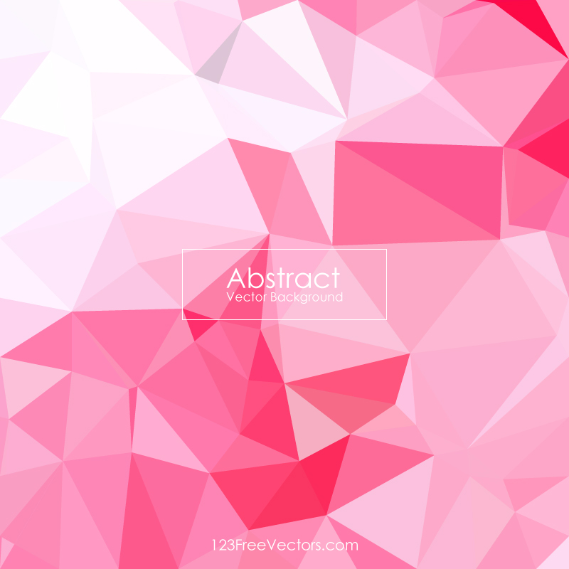 Pink Low Poly Background Graphics