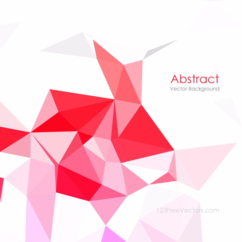 Low Poly Pink Background Template