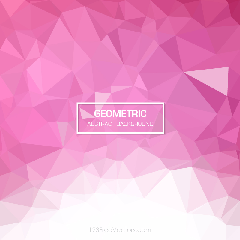 Pink Polygonal Triangular Background Illustrator