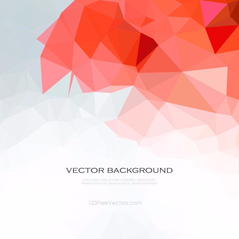 Pink Polygonal Triangular Background Free