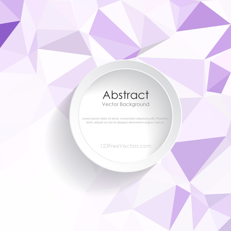 Light Purple Low Poly Background Design