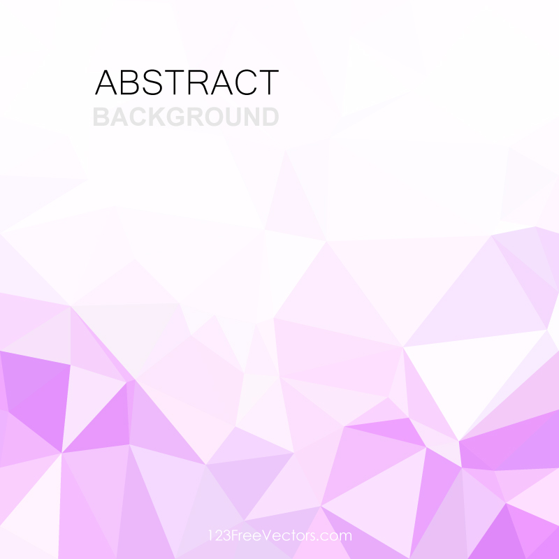 Light Purple Abstract Polygonal Background Clip Art