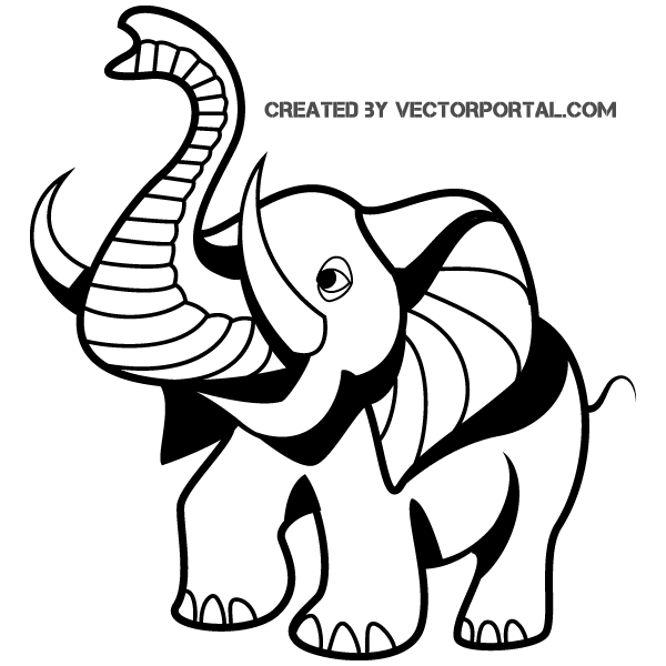 Cartoon Elephant Clip Art