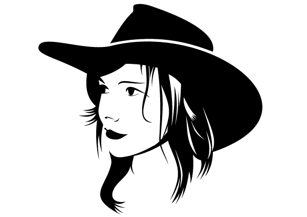 Cowgirl Free Vector Image