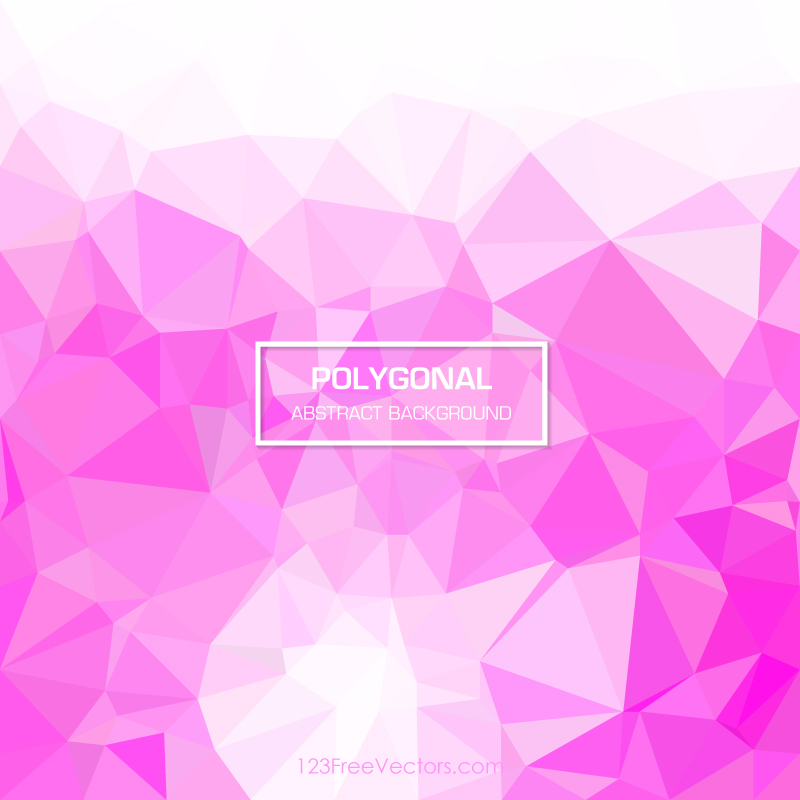 Polygonal Light Purple Pattern Background