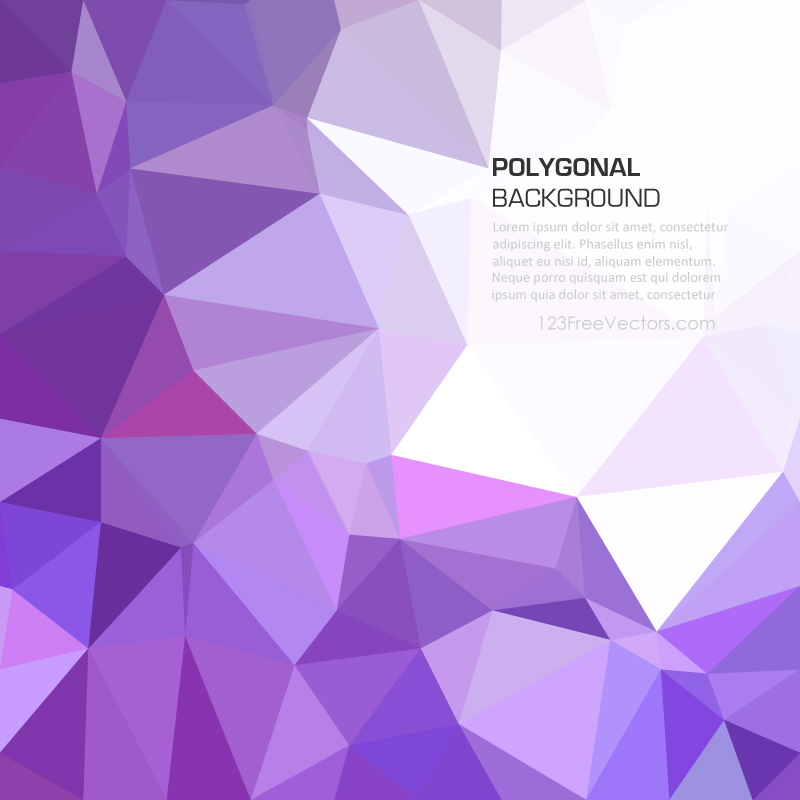 Polygonal Purple Background