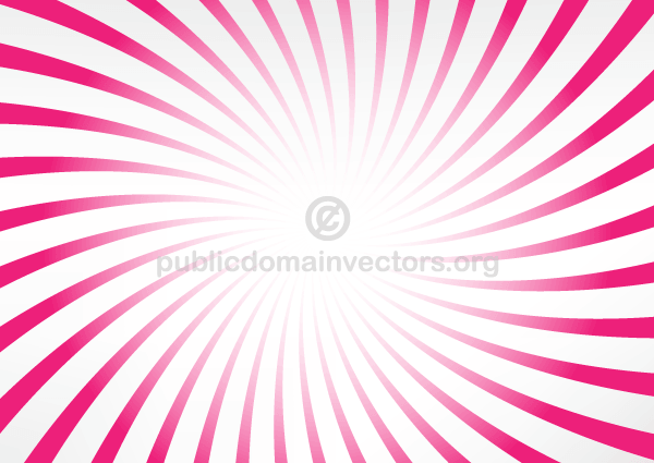 Pink Radial Stripes Illustrator Background