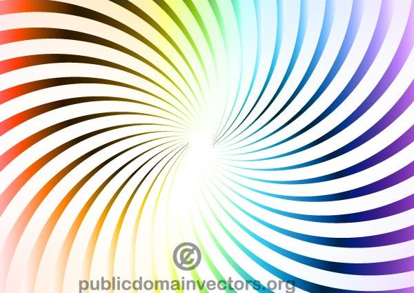Vector Colorful Radial Stripes Background