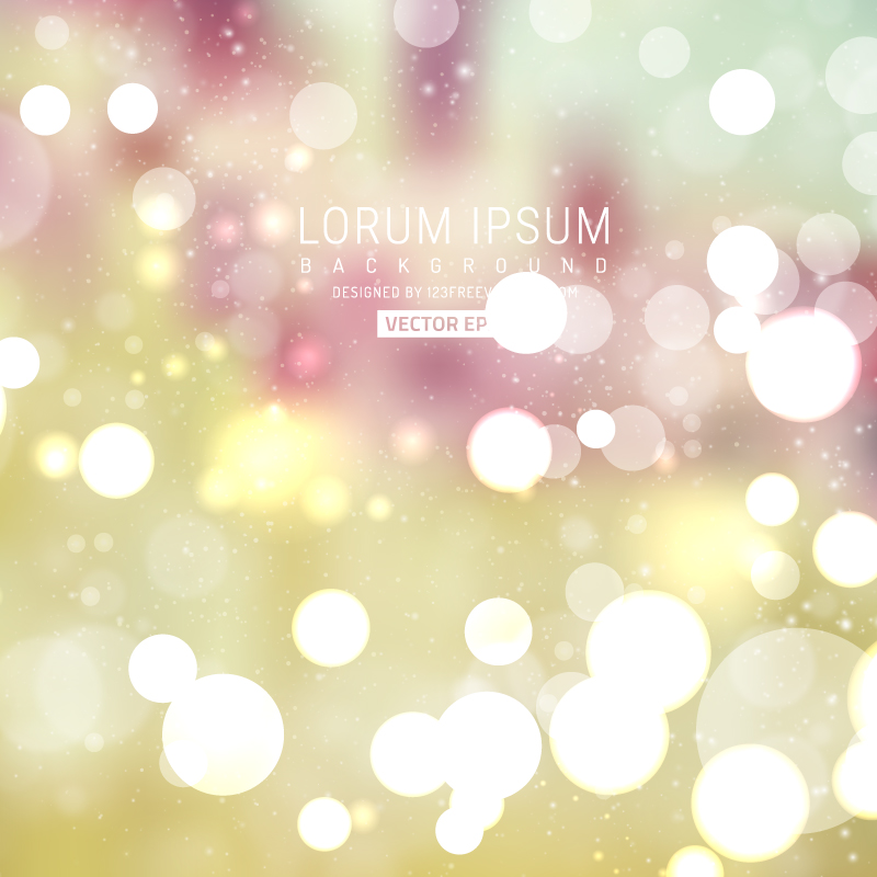 Light Bokeh Background Vector