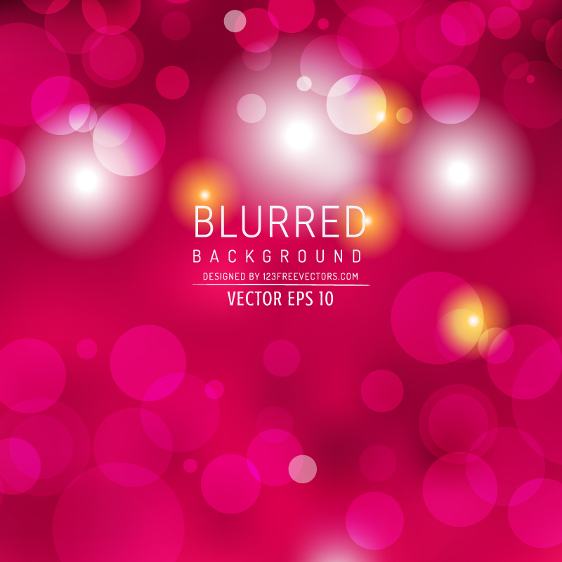 Crimson Pink Bokeh Background