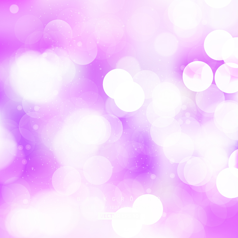 Light Purple Bokeh Background Vector