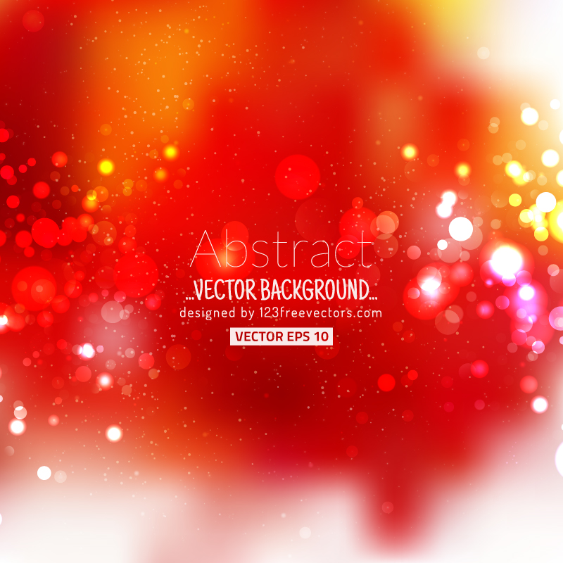 Red Bokeh Effects