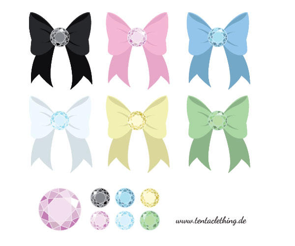 Ribbon Bow Vector Illustrator Pack