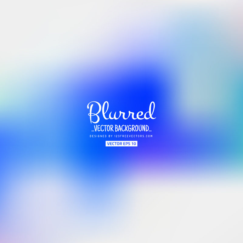 Cobalt Blue Blur Background