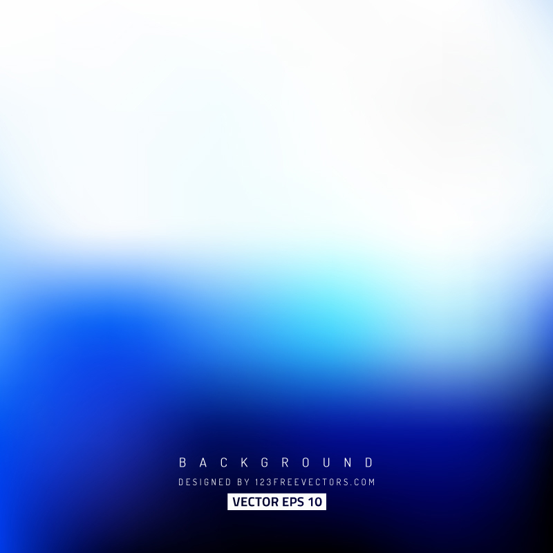Blurred Cobalt Blue and White Background
