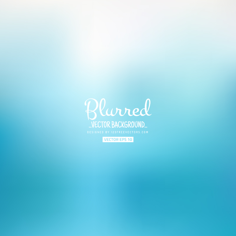 Light Blue Blurred Background Illustrator