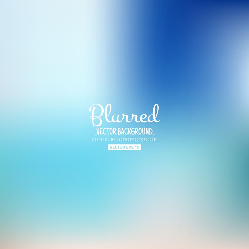 Blue Blurred Wallpaper