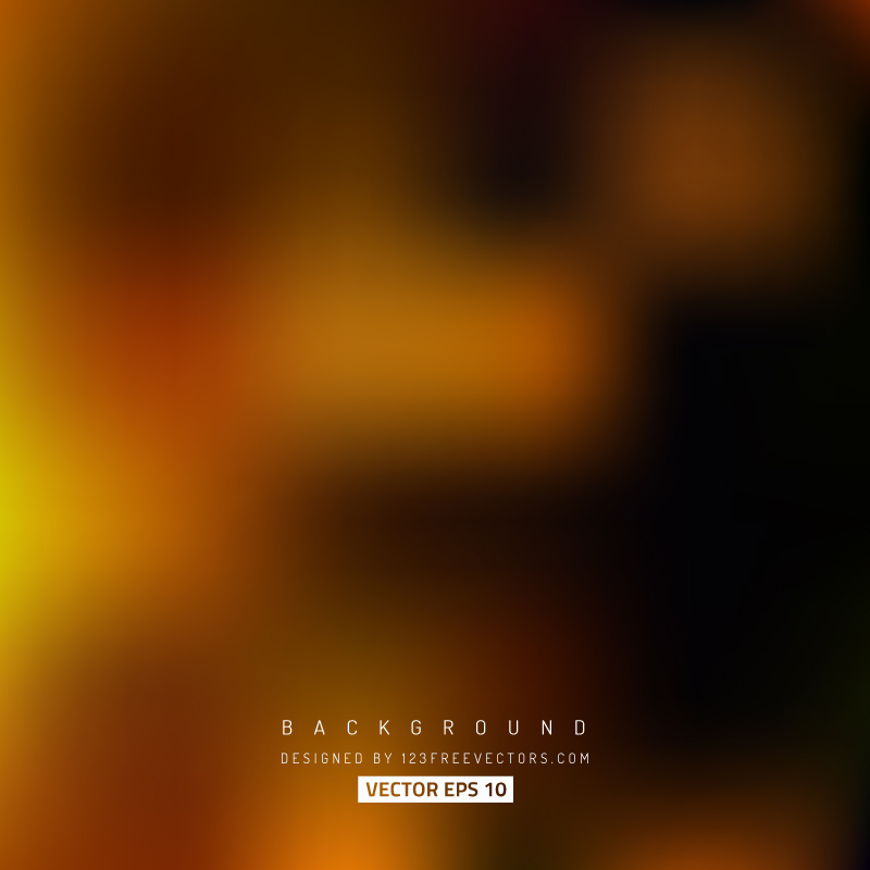 Black Orange Blurred Background