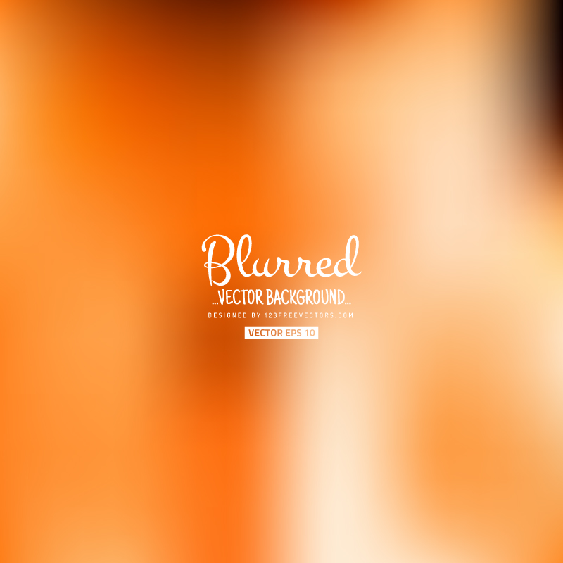 Blurred Orange Background Illustrator